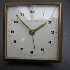 KIENZLE Reisewecker antik 60zger Jahre mechanisch Handaufzug ohne Etui läuft gut