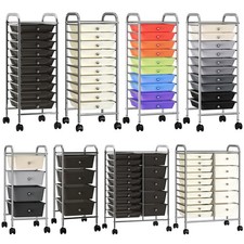 Badrollwagen Rollcontainer Beistellwagen Schubladenschrank Badtrolley Regal Neu