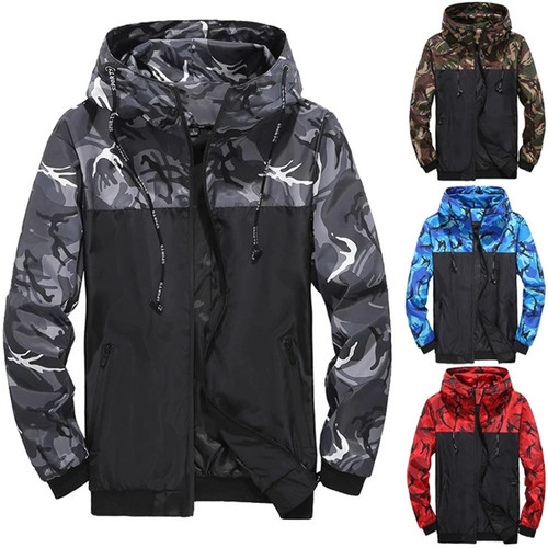 Herren regenjacke windbreaker - regenjacke,