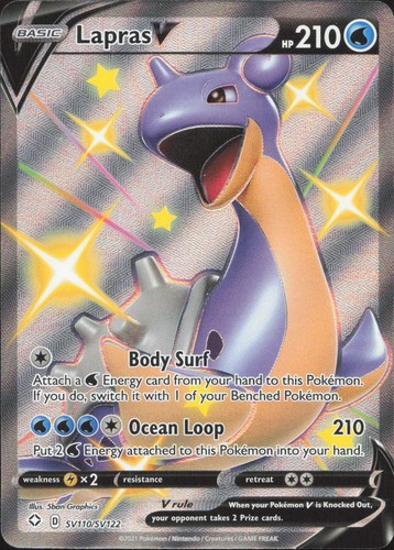Pokemon lapras sv110 sv122 - v, sv110/sv122