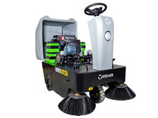 Aufsitz - Kehrmaschine Flächenleistung von 6.380 m²/h