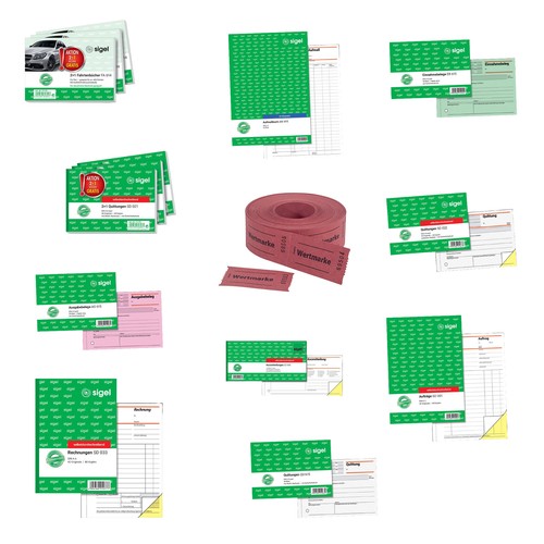 Sigel formular buch block - formular,
