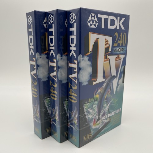 Tdk 240 240tved vhs - tdk, tv