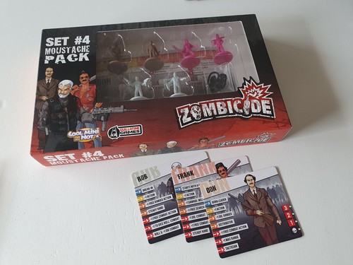 Zombicide moustache pack - moustache,