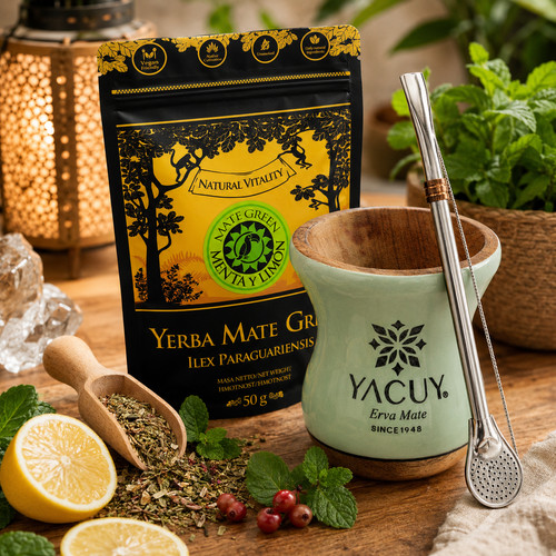 Yerba mate set yacuy - yacuy, holz