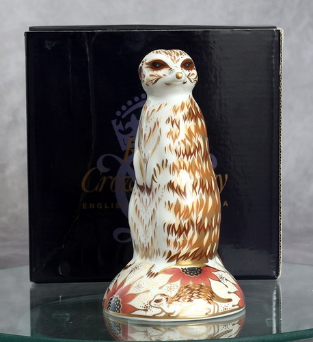 Royal crown derby meerkat - royal, "meerkat"