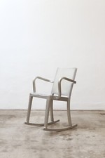 Starck Hudson Rocking Chair Emeco Design Brushed Aluminium 2000