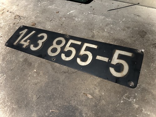 Lokschild 143 855 reichsbahn - lokschild,