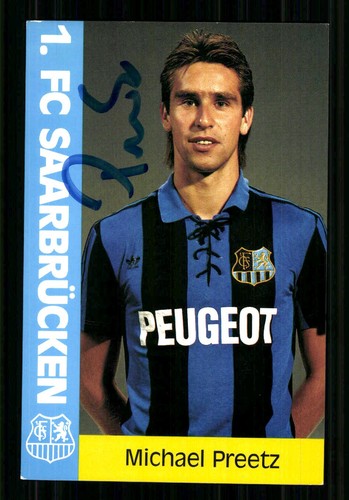 Michael preetz autogrammkarte - preetz,