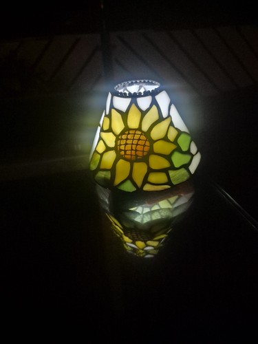 Vintage tiffany glas windlicht - tiffany,