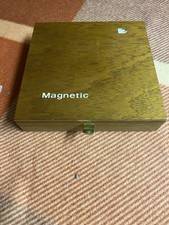 Spiel,Schach,Retro,Vintage,Original,gebrauchtguter Zustand,Holz Kiste,magnetisch