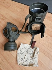 Gas Maske 2WK  Wehrmacht Gasmaskendose Trageriemen Stempel