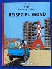 Tim der pfiffige Reporter CASTERMAN - REISEZIEL MOND  2.Auflage - SAMMLERZUSTAND
