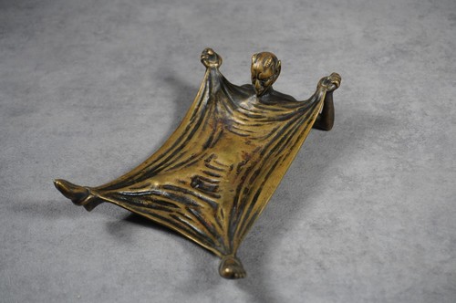 Bronze teufel kartenhalter - bronze,