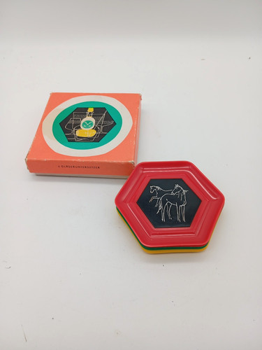 Ddr veb gläseruntersetzer - ddr,