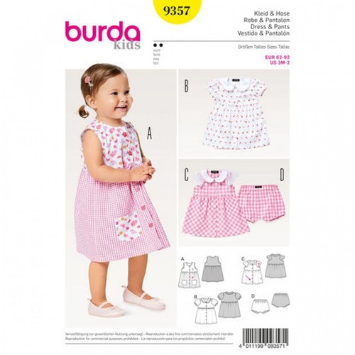 Burda schnittmuster 9357 - schnittmuster,