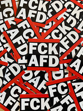 50x FCK AFD Aufkleber/Sticker 5,2cm x 5,2cm wetterfest