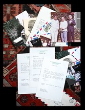1949-85 W. Somerset Maugham Collection of Orig Photos 1 Envelope with Manuscript