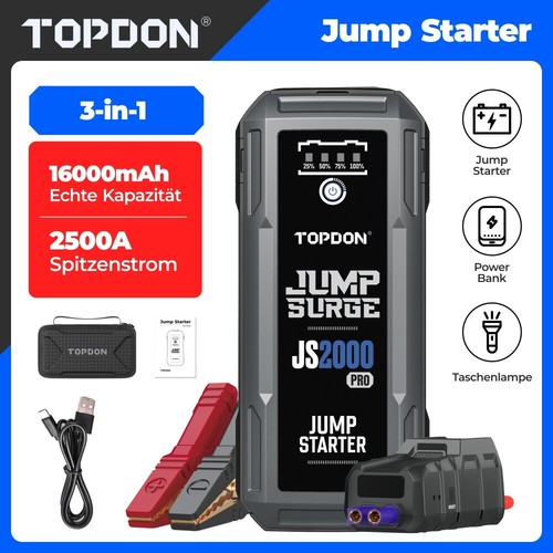 Topdon js2000 pro 2500a - pro, 12v