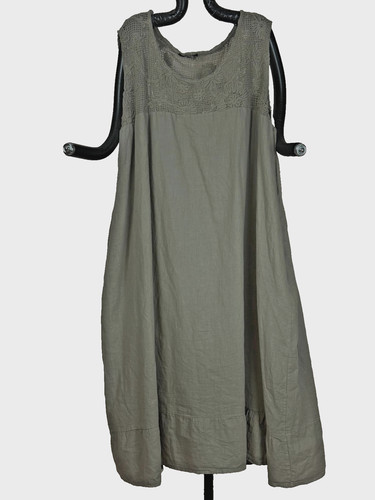 Labass leinenkleid uni - ,