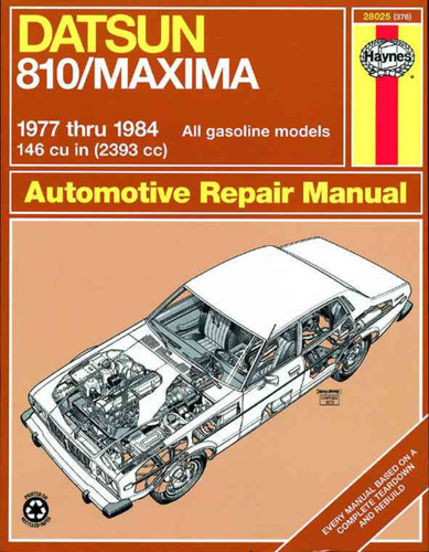Handbuch datsun 810 maxima - handbuch, 810/maxima