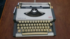 AEG Olympia Traveller de Luxe 1987 Reise-Schreibmaschine Querz helle Tastatur!