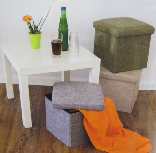 Hocker mit stauraum würfel - stauraum,