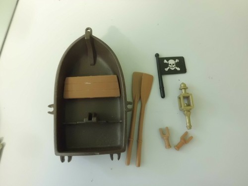 Kleines braunes ruderboot - ,