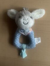 Sterntaler Greifling Esel Emmi Neu unbespielt Rassel Blau Baby Junge Geschenk