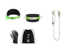 Sicherheitsgurt Klettergurt Baumpflege Fallschutz Halteseil 2m, Bühne, Gerüst,