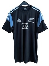 Adidas All Blacks Rugby Trikot Neuseeland Gr. M Jersey T-Shirt Sport