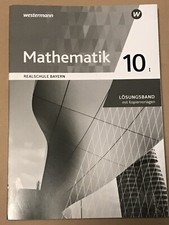Mathematik Kl   10   I   Westermann Lösungsband  LP  plus  2022  Bayern