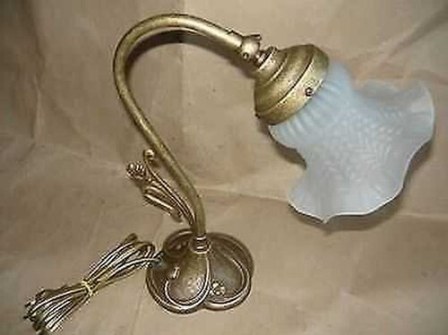Lampe für nachttisch - lampe, messing