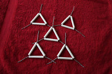 5 Tondreieiecke Laborbedarf ca. 6 cm  Brennerzubehör