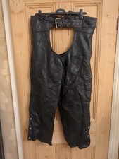 Hudson Leder Motorrad Chaps