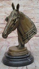 Bronze Pferde Kopf Skulptur