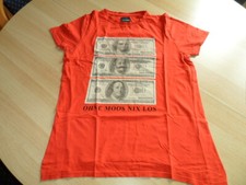 T-Shirt rot Gr. S "Ohne Moos nix los" - Much More
