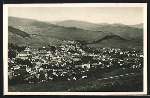 Ansichtskarte freiwaldau - ansichtskarte,
