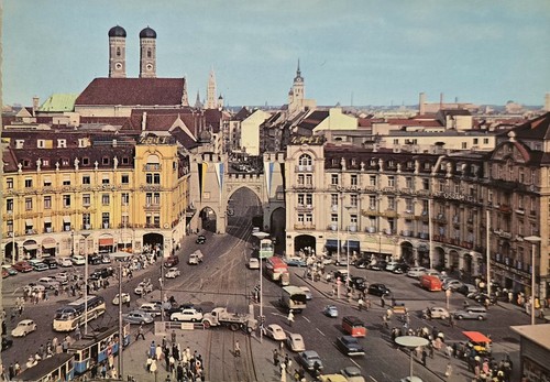 München karlsplatz - ak,