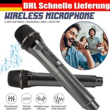 Bluetooth Karaoke Mikrofon Tragbares Handmikrofon für Kinder und Erwachsene NEU