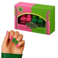 Wicked Nail Polish Collection Geschenkset 4 Farben 2 Pink 2 Grün Glossy Finish