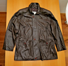 Herrenlederjacke Größe XXL schoko-braun * wie neu