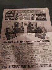 Vintage NME Magazine 28 DECEMBER 1968 Beatles Cover Christmas Lulu Tremeloes 