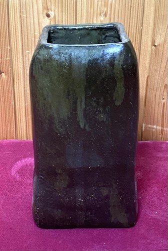 Alte steingut vase signiert - steingut, cb