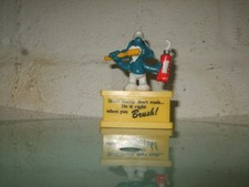 ZahnputzSchlumpf amerikanisch Dreirecksockel Sockel Schlumpf Schlümpfe