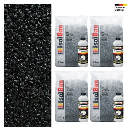 Steinteppich set nero - set, 4-8mm