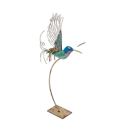 Dekofigur kolibri vogel - kolibri,, blau