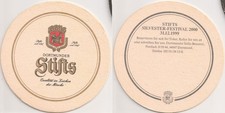 Dortmunder Stifts - alter Bierdeckel "Silvester-Festival 2000"