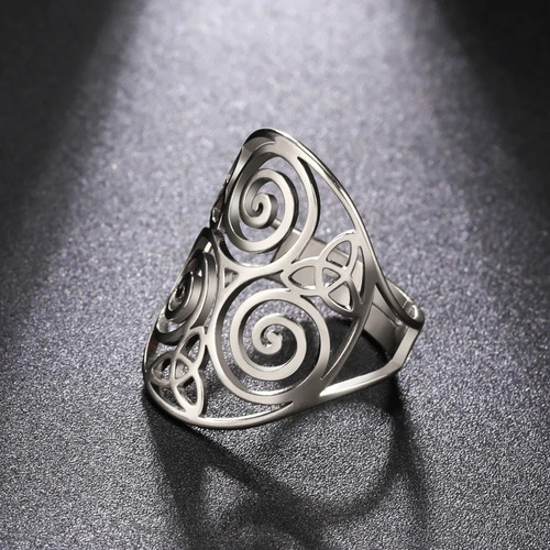 Triskele bdsm ring edelstahl - triskele,