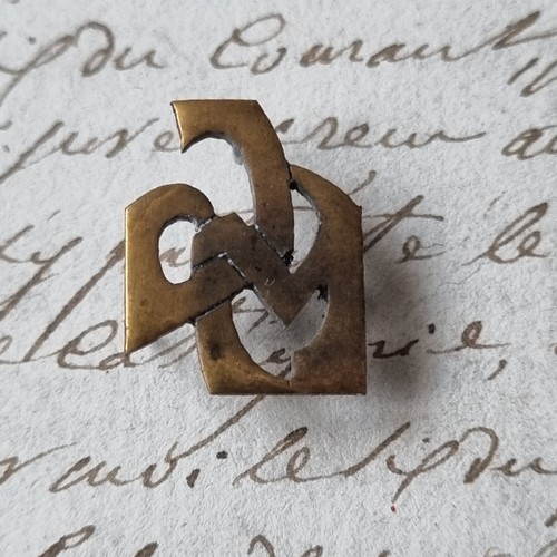 Monogramm buchstaben messing - monogramm,
